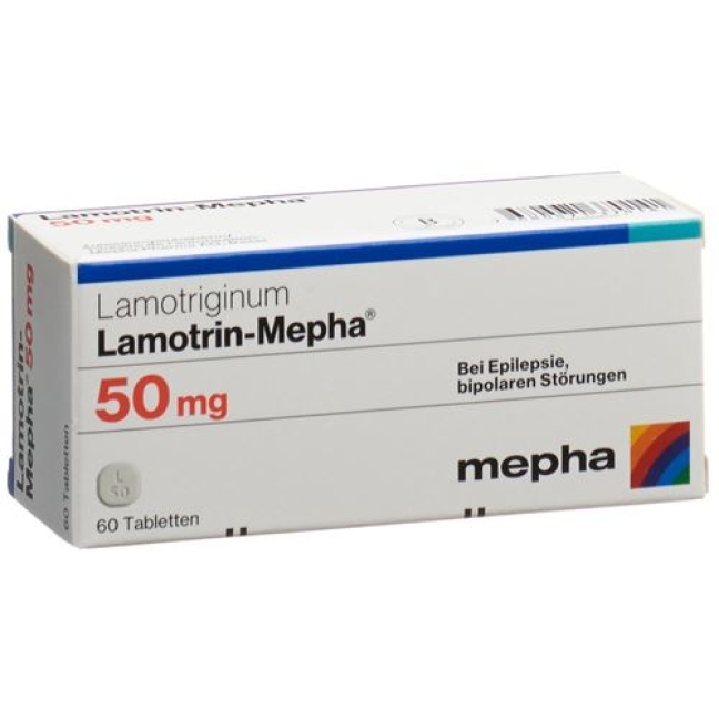 Lamotrin Mepha 50 mg 60 Disp tablets Lamotrin Mepha 50 mg 60 Disp tablets