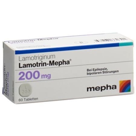 Lamotrin Mepha 200 mg 60 Disp tablets Lamotrin Mepha 200 mg 60 Disp tablets