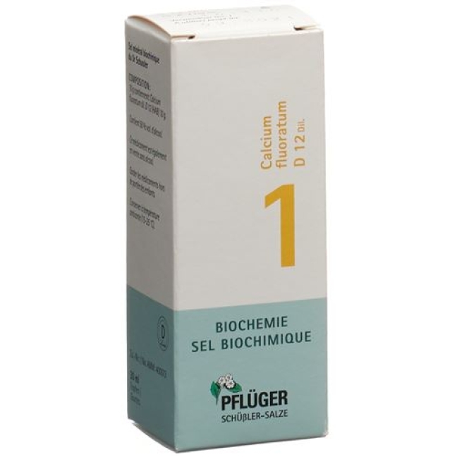 Pflueger Schussler Nr. 1 Calc Fluo капли D 12 30 Pflueger Schussler Nr. 1 Calc Fluo капли D 12 30