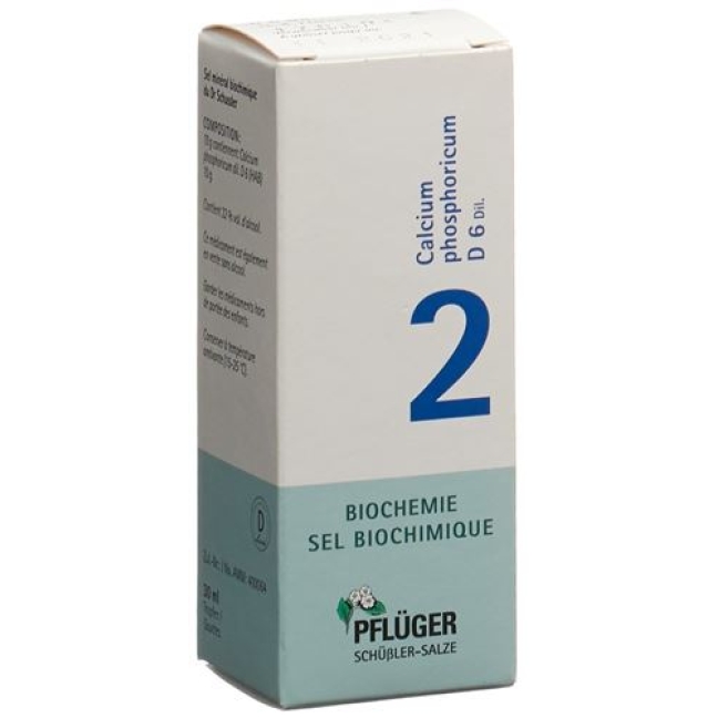 Pflueger Schussler Nr. 2 Calc Phos капли D 6 30мл Pflueger Schussler Nr. 2 Calc Phos капли D 6 30мл