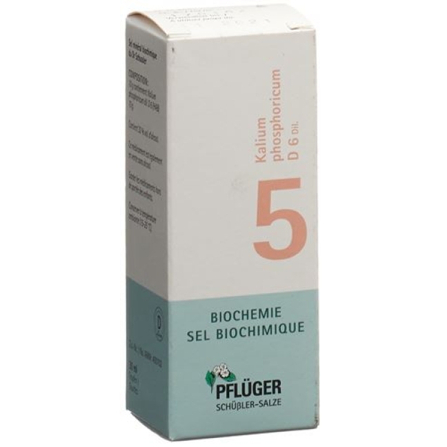 Pflueger Schussler Nr. 5 Kal Phos капли D 6 30мл Pflueger Schussler Nr. 5 Kal Phos капли D 6 30мл