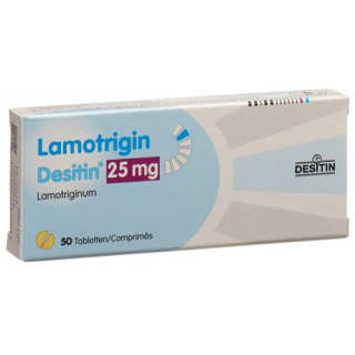 Ламотриджин Деситин 25 мг 50 таблеток