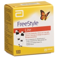Abbott FreeStyle Lite тест-полоски для определения уровня сахара в крови 100 шт.