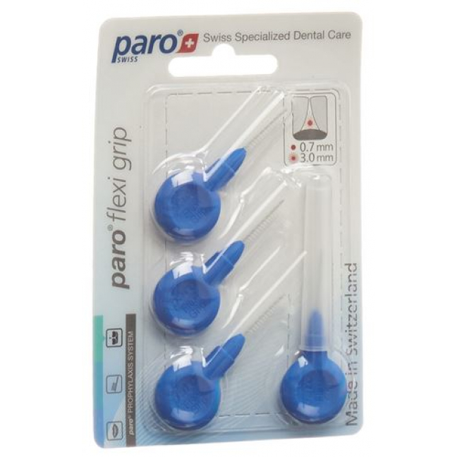 Paro Flexi Grip 3мм x-fine Blau 4 штуки