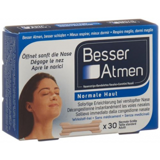 Бессер Атмен носовые полоски нормальный размер 30 шт.