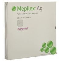 Mepilex Ag Schaumverband Safetac 20x20см Sil 5 штук