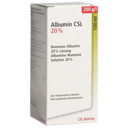 Albumin CSL 20% 100 ml