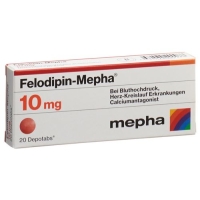Фелодипин Мефа 10 мг 20 депо таблеток