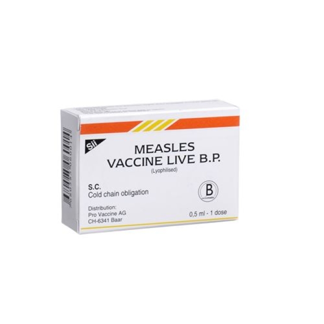 Measles Vaccine Live 0.5 ml Ampulle Measles Vaccine Live 0.5 ml Ampulle