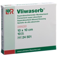 Vliwasorb повязка для ран 10x10см стерильный 10 штук