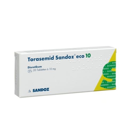 Torasemid Sandoz ECO 10 mg 100 tablets Torasemid Sandoz ECO 10 mg 100 tablets