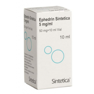 Эфедрин Синтетика раствор для инъекций 50 мг / 10 мл 1 флакон