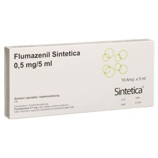 Флумазенил Синтетика 0,5 мг / 5 мл 10 ампул по 5 мл