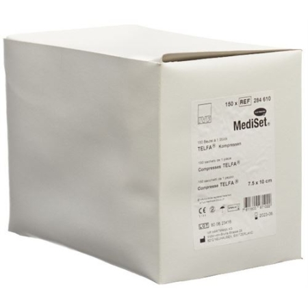 Mediset IVF Telfa Kompressen 10x7.5см стерильный 150 пакетиков Mediset IVF Telfa Kompressen 10x7.5см стерильный 150 пакетиков