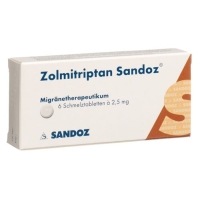 Золмитриптан Сандоз 2,5 мг 6 ородиспергируемых таблеток