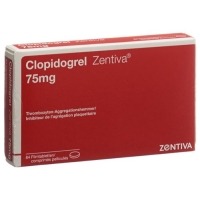 Клопидогрел Зентива 75 мг 84 таблетки покрытые оболочкой