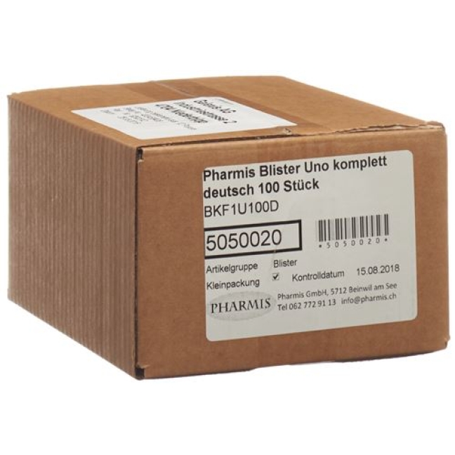 PHARMIS BLISTER UNO KOMPLETT PHARMIS BLISTER UNO KOMPLETT