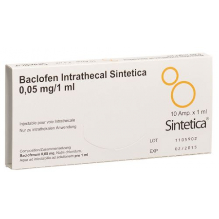 BACLOFEN INTRA SINT 0.05MG/1ML