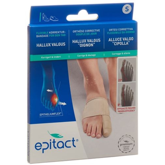 Epitact Hallux Valgus Korrekturschiene Grosse S 20-21.5см