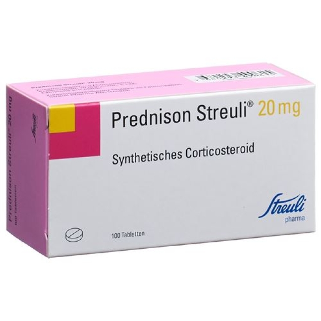 Prednison Streuli 20 mg 100 tablets Prednison Streuli 20 mg 100 tablets