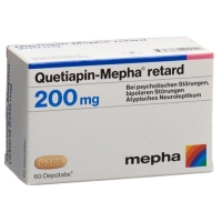 Кветиапин Мефа Ретард 200 мг 60 депо таблеток