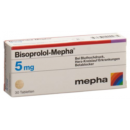 Bisoprolol Mepha 5 mg 30 tablets