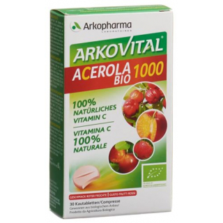 Арковитал Ацерола Аркофарма таблетки 1000 мг органические 30 шт.