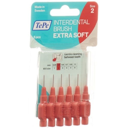 TePe Interdentalbursten X-soft 0.5мм 6 штук