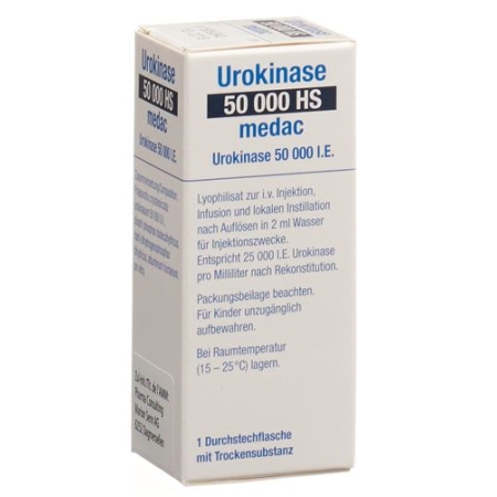 Urokinase Hs Medac 50000 E Urokinase Hs Medac 50000 E