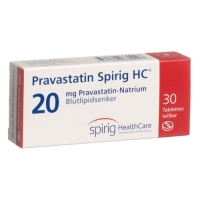Правастатин Спирин 20 мг 30 таблеток