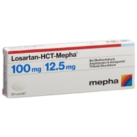 Losartan HCT Mepha 100/12.5 mg 28 Lactabs