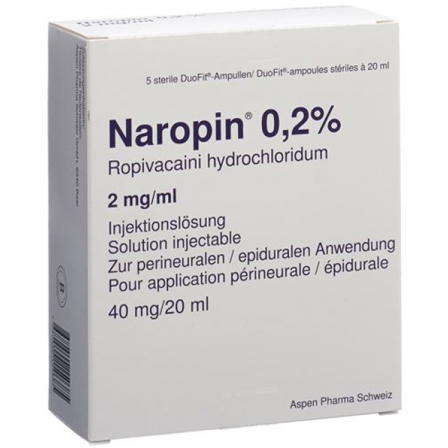 NAROPIN INJ LS 0.2% 20ML DUOFI