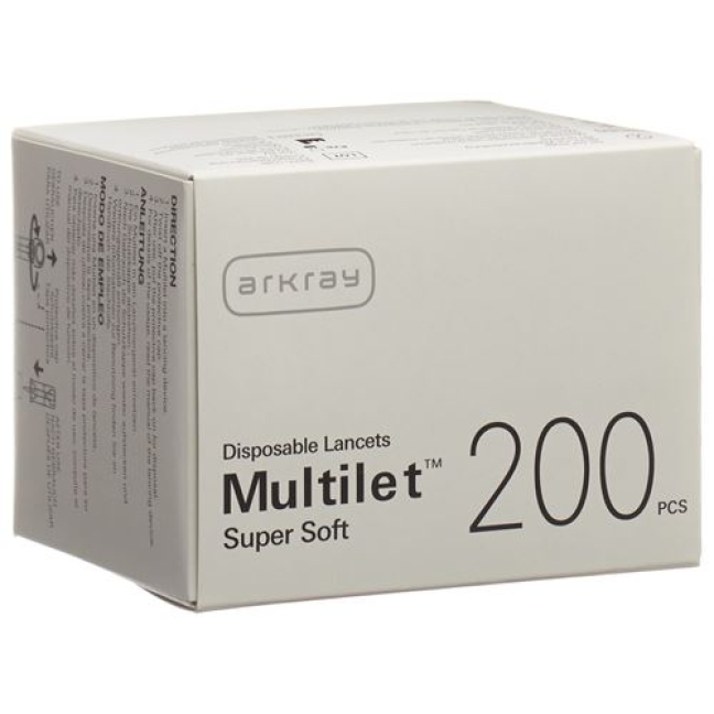 Multilet Super Soft ланцеты F Multi Lanc 200 штук