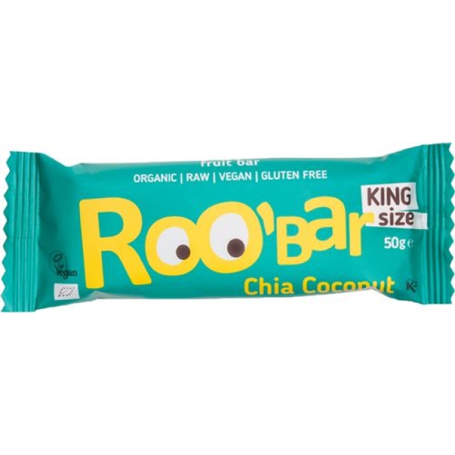 Roobar Rohkostriegel Chia-Kokosnuss 50г Roobar Rohkostriegel Chia-Kokosnuss 50г