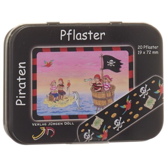 Doell Heftpflaster 19x72мм Piraten доза 20 штук Doell Heftpflaster 19x72мм Piraten доза 20 штук