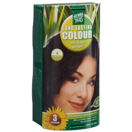 Henna Plus Long Lasting Colour Medium Brown 4