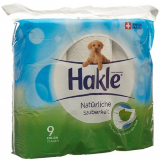 Туалетная бумага Hakle Natural Cleanness FSC 9 шт.