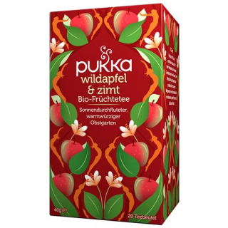 Органический чай Pukka Wild Apple &amp; Cinnamon в пакетиках 20 шт.
