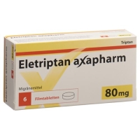 Элетриптан Аксафарм 80 мг 6 таблеток покрытых оболочкой