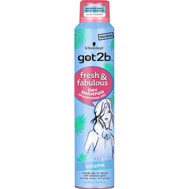 Got2b Fresh&amp;fabulous Dry Shampoo Volume 200мл