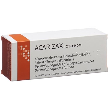 ACARIZAX LYOPHILISAT Z EINNEHM