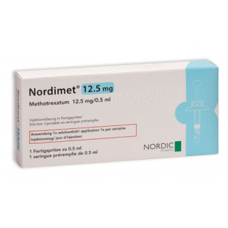 Нордимет раствор для инъекций 12,5 мг / 0,5 мл предварительно заполненный шприц 0,5 мл