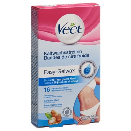 Veet Kaltwachsstreif Bikini&achseln Sens 8x 2 штуки