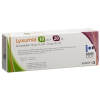 LYXUMIA INJ 1X10MCG/1X20MCG KK