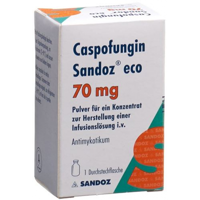 CASPOFUNGIN SANDOZ ECO 70MG KK