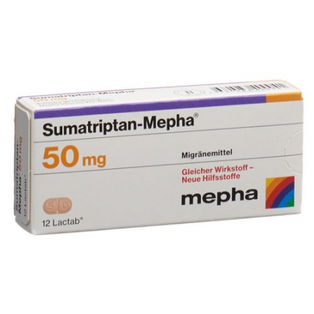 SUMATRIPTAN MEPHA 50MG