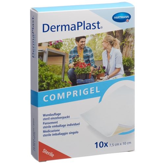 Dermaplast Comprigel Wundauflagen стерильный 7.5x10см 10 пакетиков