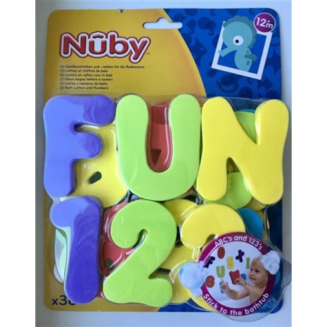 NUBY ALPHABET & ZAHL BADEWANNE