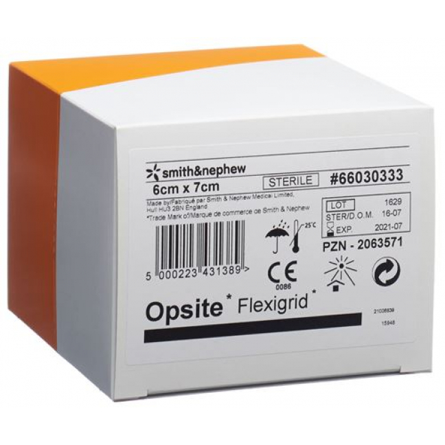 OPSITE FLEXIGRID VERB 6X7CM