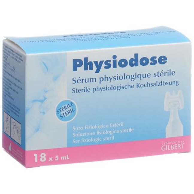 Physiodose Physiologische раствор 18x 5мл Physiodose Physiologische раствор 18x 5мл